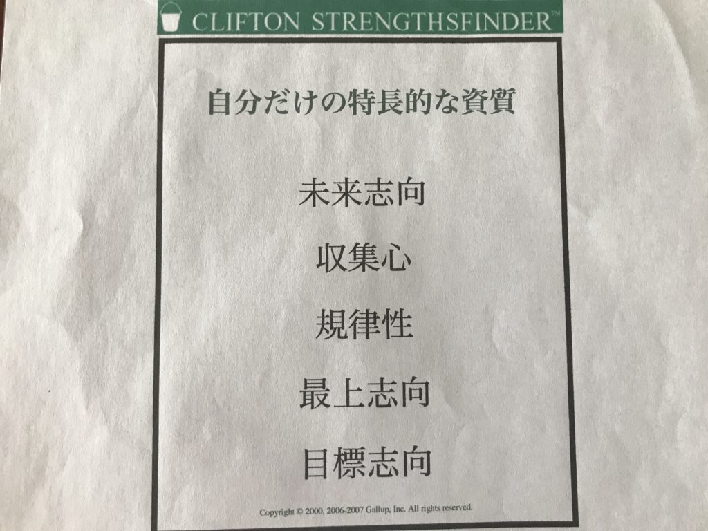 ストレングス・ファインダー