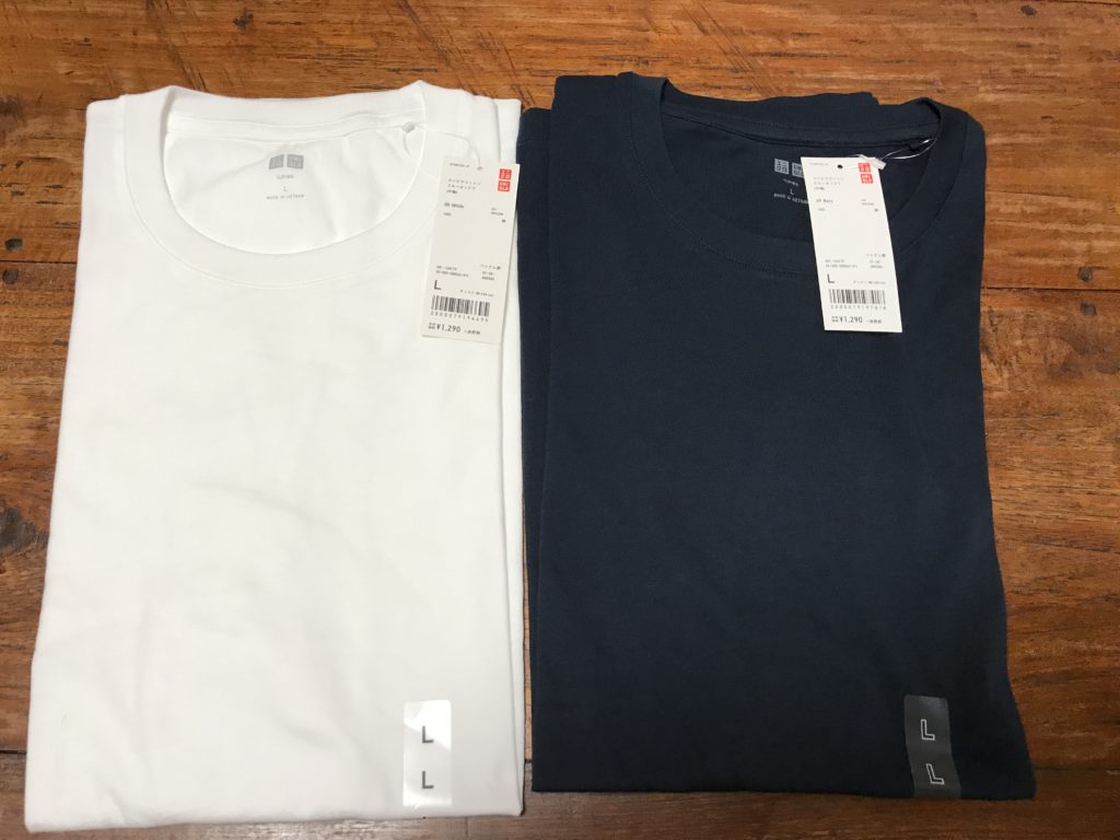 コットンクルーネックTシャツ