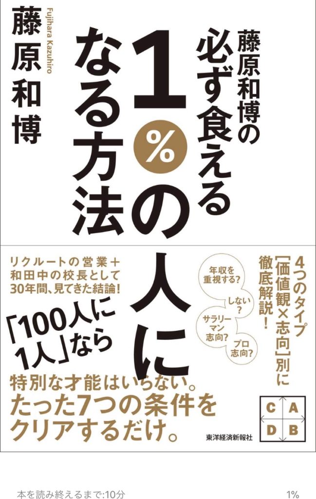 必ず食える1%の人になる方法
